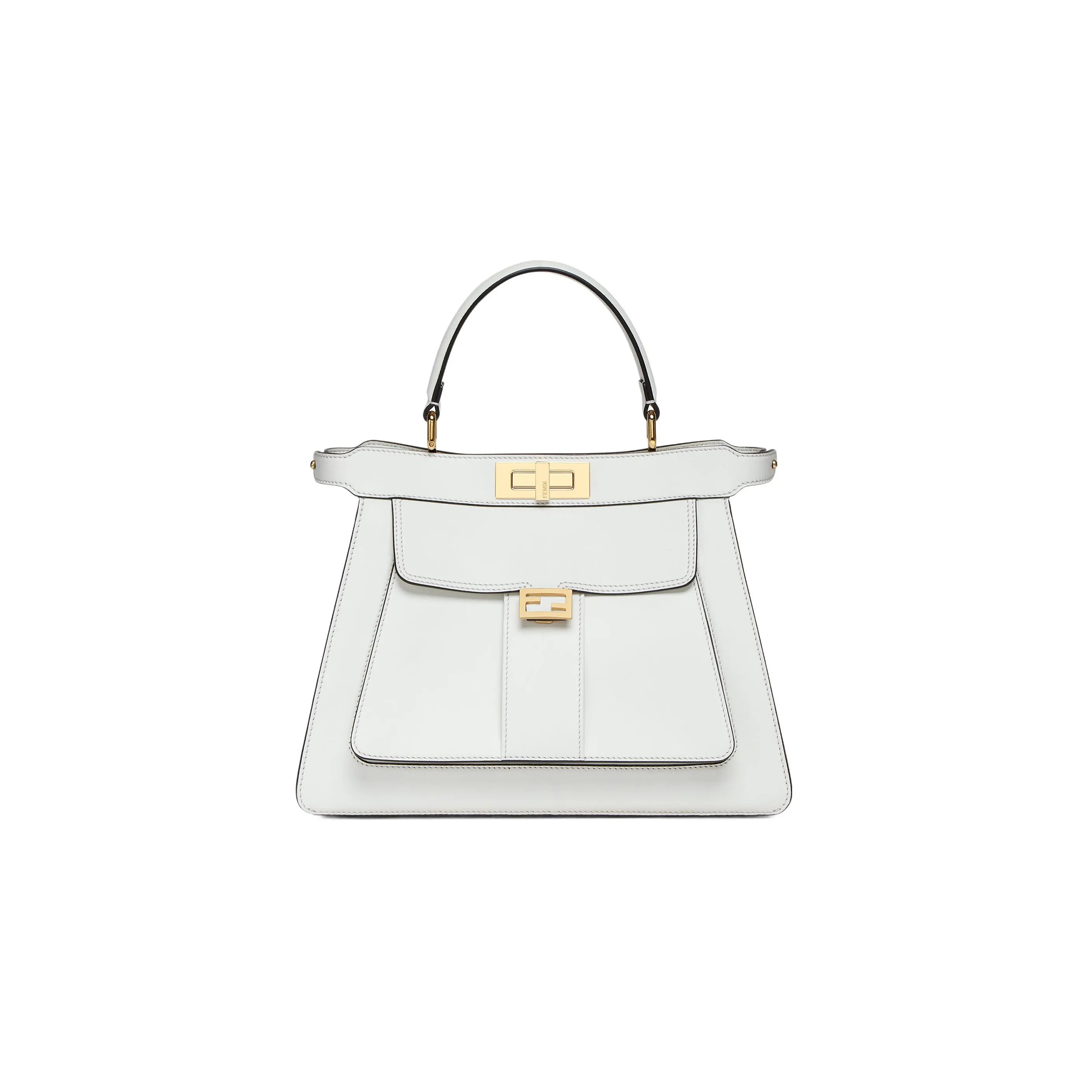 FENDI PEEKABOO I SEE U LEATHER TOP HANDLE BAG 8BN321AMCXF0K7E (23*18*11cm)